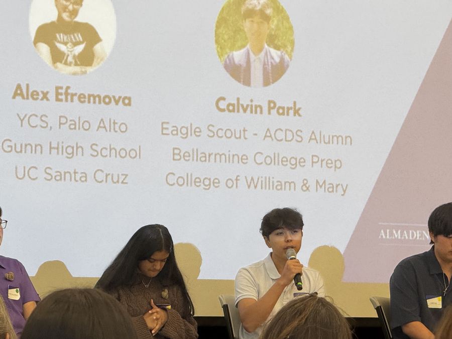 Youth panel at Lead Beyond, Almaden Country Day School